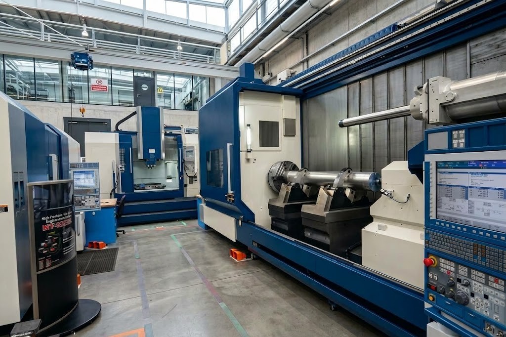 Otomotiv kalıp ve parça üretiminde CNC dik işleme merkezi ve CNC torna — CNC teknik servis